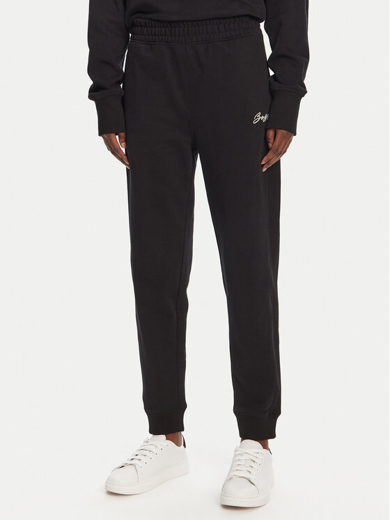 BOSS BOSS Teplákové kalhoty 50540278 Černá Regular Fit