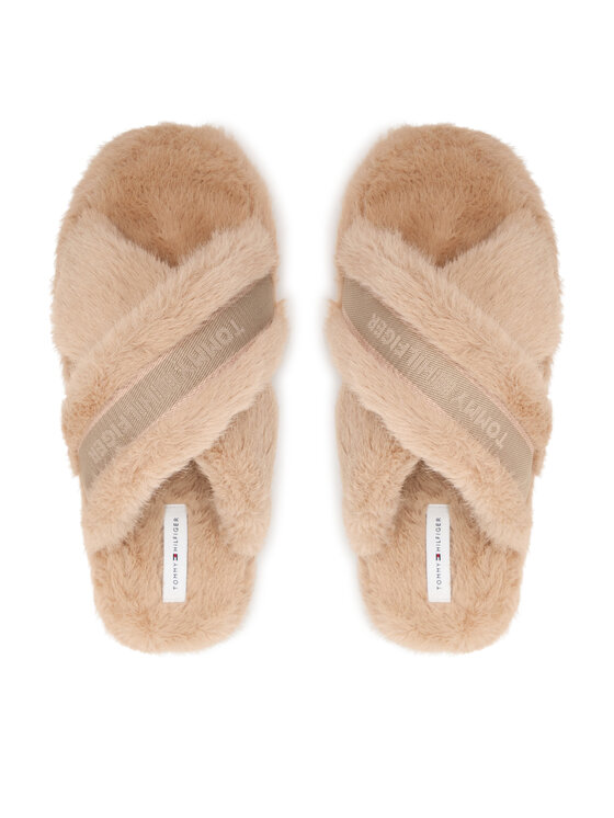 Tommy Hilfiger Tommy Hilfiger Пантофи Th Feminine House Shoes FW0FW09615 Бежов