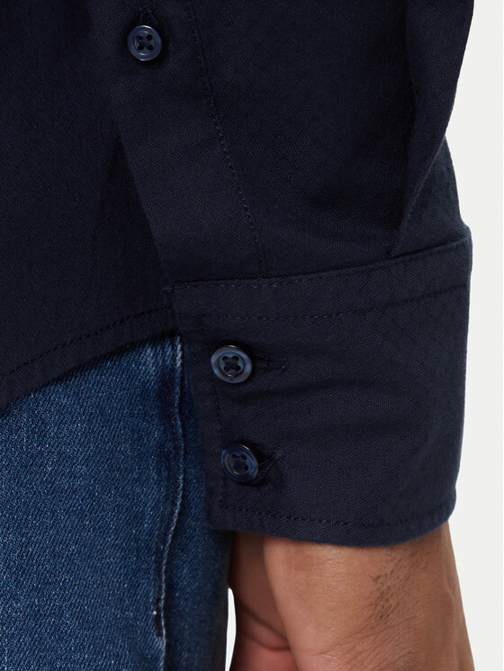 BOSS BOSS Koszula Relegant 50548959 Granatowy Regular Fit