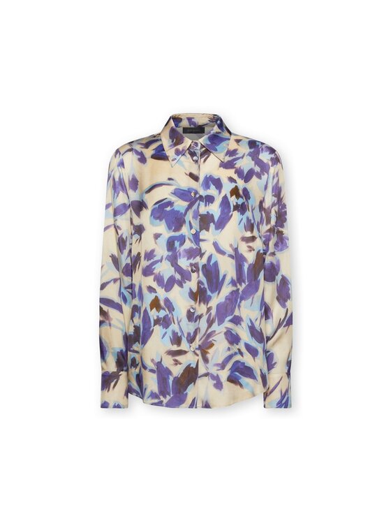 Elena Mirò Elena Mirò Camicia 5016P000311N001 Viola Regular Fit