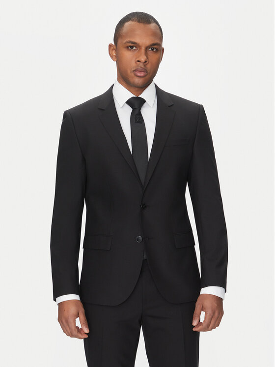 HUGO HUGO Abito completo Henry/Getlin232X 50530116 Nero Slim Fit