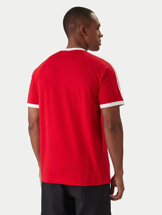 adidas adidas Tričko 3-Stripes KE3535 Červená Regular Fit