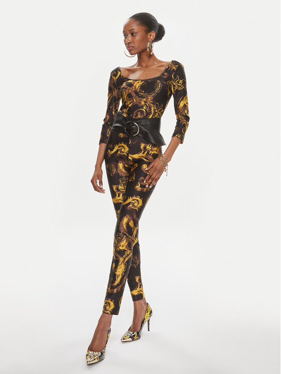 Versace Jeans Couture Versace Jeans Couture Legíny 76HAC101 Černá Skinny Fit