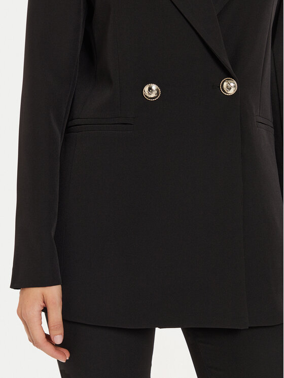 Maryley Maryley Marynarka 24IB112/43NE Czarny Regular Fit