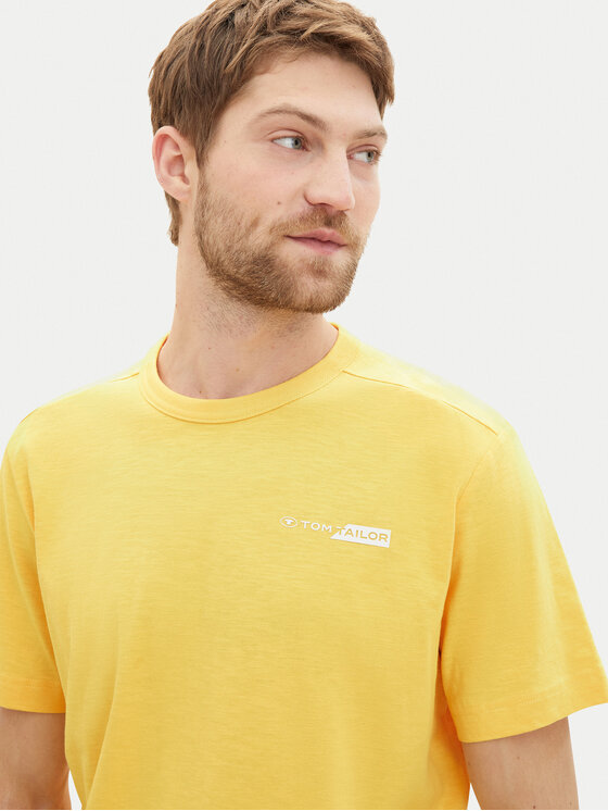 Tom Tailor Tom Tailor T-shirt 1040821 Žuta Regular Fit