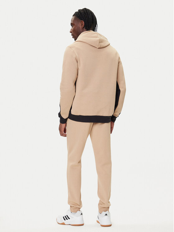 adidas adidas Trenirka Fleece Colorblock KB5265 Bež Regular Fit