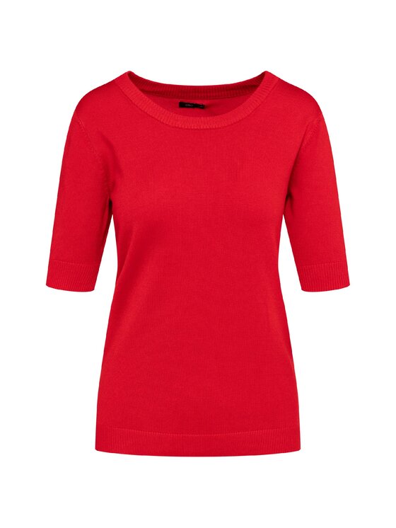 QUIOSQUE QUIOSQUE Svetr 6VF003 Červená Regular Fit