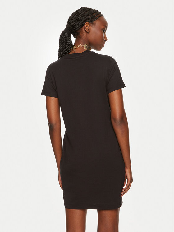 Just Cavalli Just Cavalli Rochie de zi 76PAOE04 Negru Regular Fit