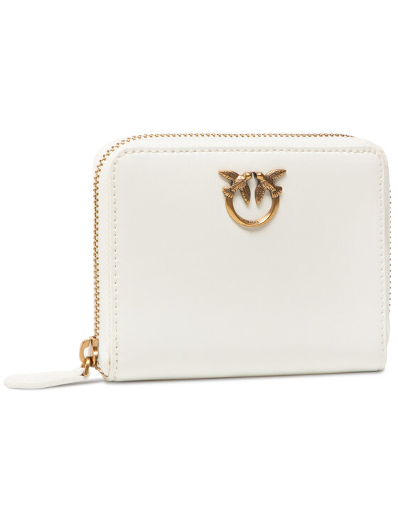 PINKO PINKO Piniginė Taylor Wallet Zip Around M 2 PE 21 PLTT 1P2289 Y6XT Balta