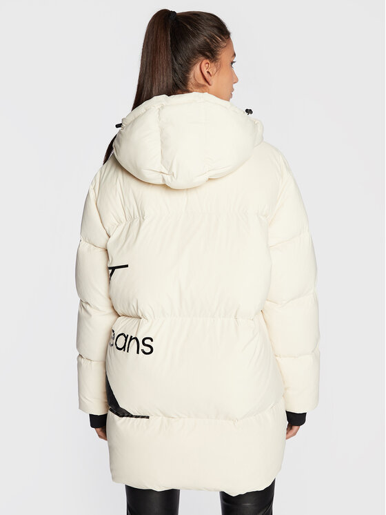 Calvin Klein Jeans Calvin Klein Jeans Daunenjacke J20J219849 Beige Regular Fit