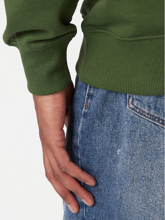 Tommy Hilfiger Tommy Hilfiger Bluză Essential MW0MW37237 Verde Regular Fit