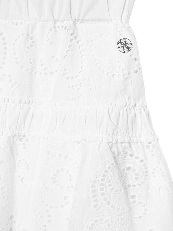 Guess Guess Szoknya J5GD35 WH7D0 Fehér Regular Fit