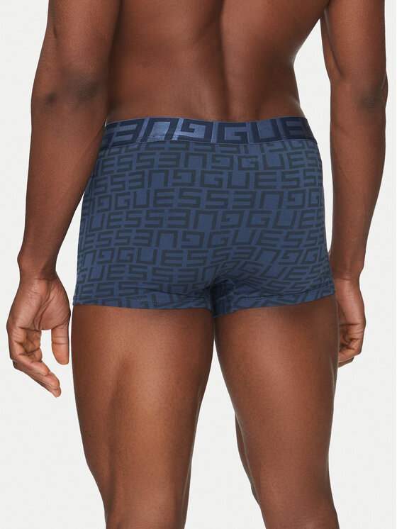 Guess Guess Set di 3 boxer U4RG01 K6YW0 Blu scuro