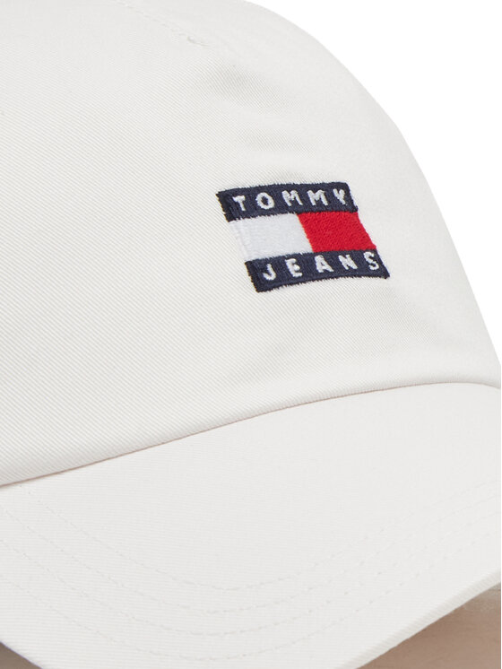 Tommy Jeans Tommy Jeans Шапка с козирка Heritage Core Cap AM0AM12933 Бял