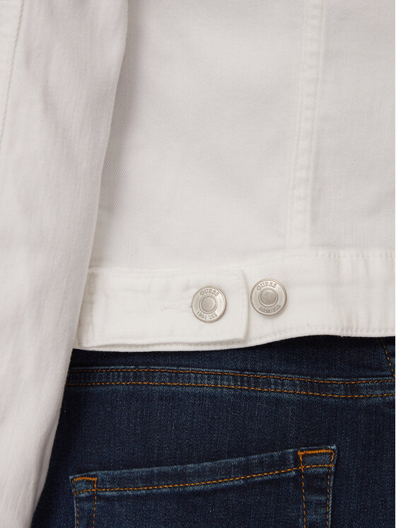 Guess Guess Jeans jakna W2GN0E D3AF5 Bela Slim Fit