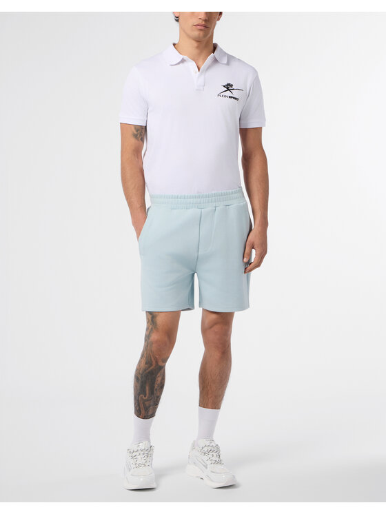 Plein Sport Plein Sport Szorty sportowe 29091 Niebieski jasny Jogger Fit