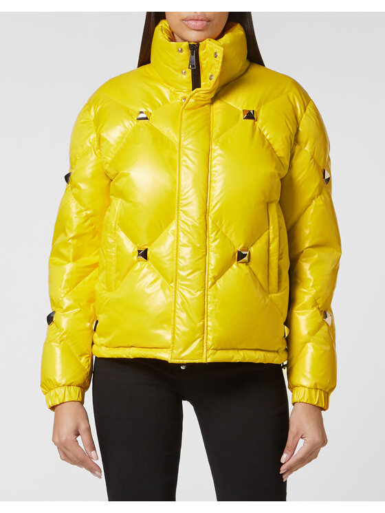 PHILIPP PLEIN PHILIPP PLEIN Vatovaná bunda 13641 Žltá Regular Fit