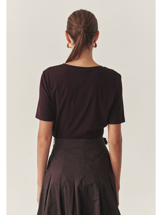 TATUUM TATUUM Bluzka ROFINA Bordowy Classic Fit