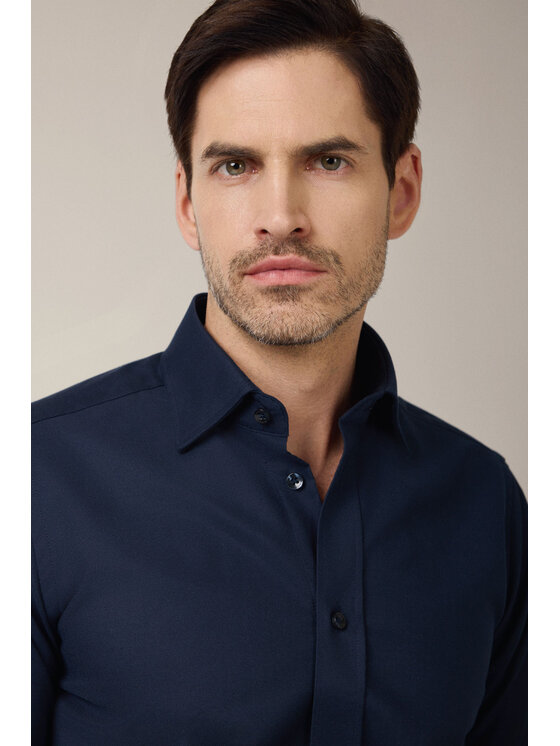 Lancerto Lancerto Koszula Elide KO073225000018 Granatowy Slim Fit