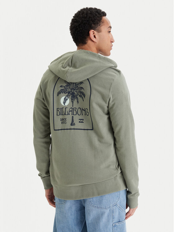 Billabong Billabong Bluză Foundation EBYSF00185 Verde Regular Fit