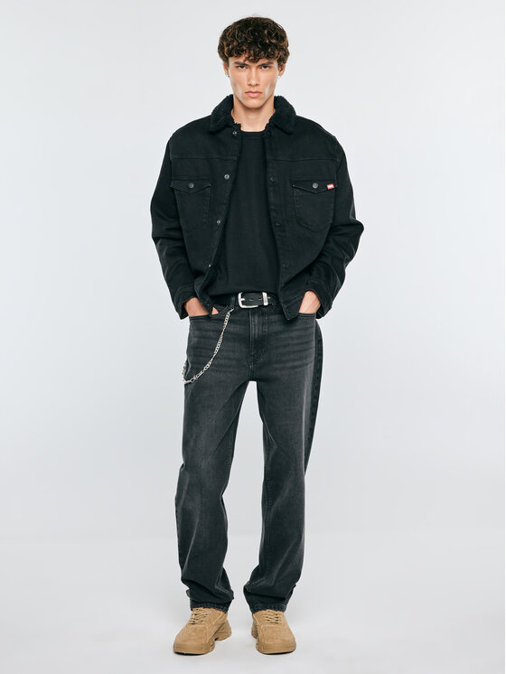 BIG STAR BIG STAR Kurtka zimowa DENVER Czarny Basic Fit