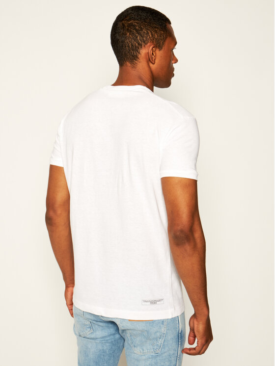 Dsquared2 T-shirt BRUCE LEE Fat Dan S71GD0901 Bianco Regular