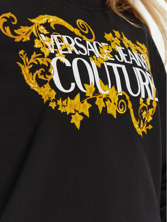 Versace Jeans Couture Versace Jeans Couture Μπλούζα 77HAIE05 Μαύρο Regular Fit
