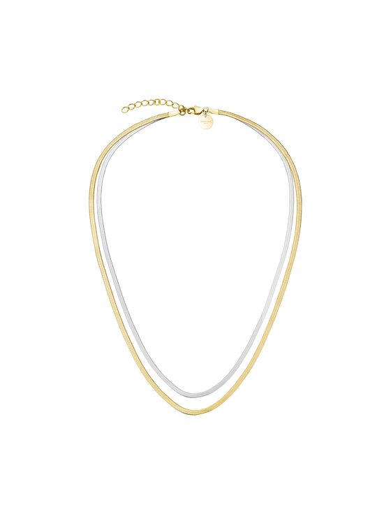 Rosefield Rosefield Naszyjnik Duotone Snake Necklace Kolorowy