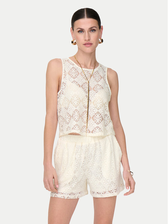 JDY JDY Top Eva 15351499 Bijela Regular Fit
