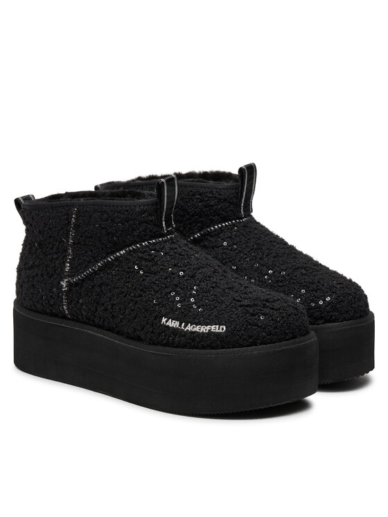 KARL LAGERFELD KARL LAGERFELD Μποτάκια KL48522W Μαύρο