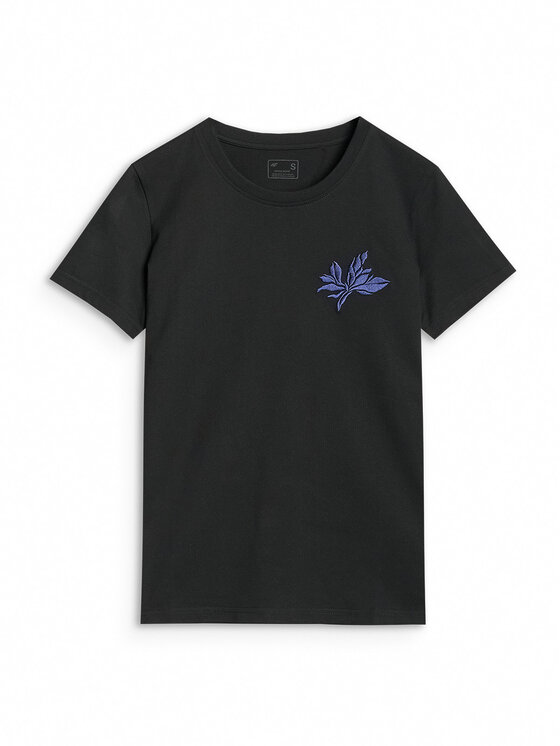 4F 4F T-Shirt SS MIDSHOP TEXTILE Czarny Regular Fit