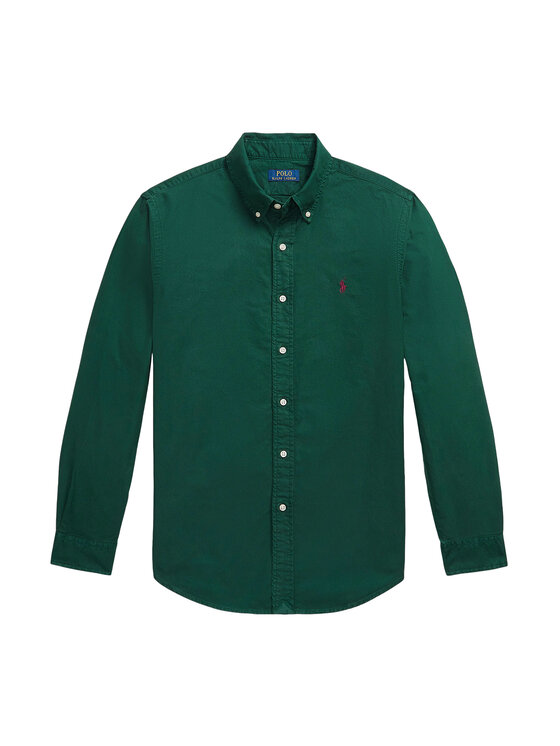 Polo Ralph Lauren Polo Ralph Lauren Сорочка 710805564518 Темно-зелений Regular Fit