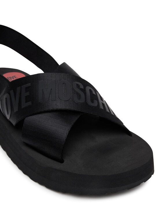 LOVE MOSCHINO LOVE MOSCHINO Sandały JA16214G0MIX4000 Czarny