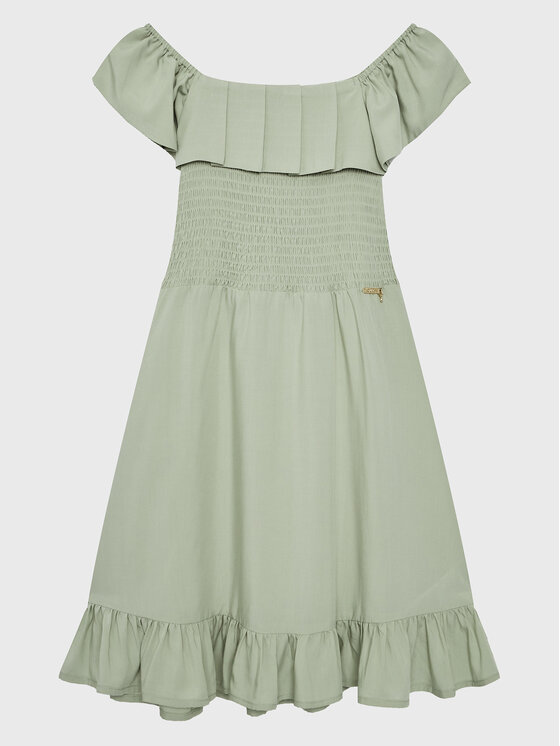 Vestito estivo J3GK36 WFBN0 Verde Regular Fit