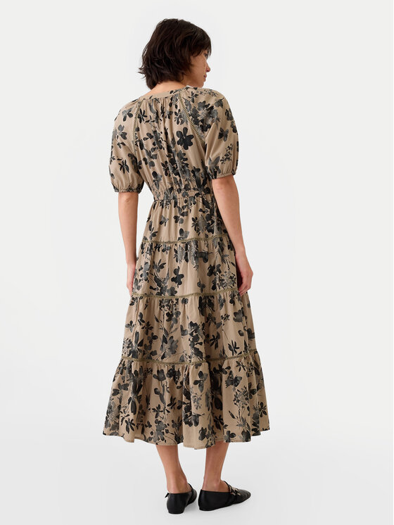 Gap Gap Kleid für den Alltag 517740 Khakifarben Regular Fit