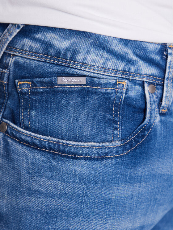Pepe Jeans Pepe Jeans Džínsy Hatch PM206322VT5 Modrá Slim Fit