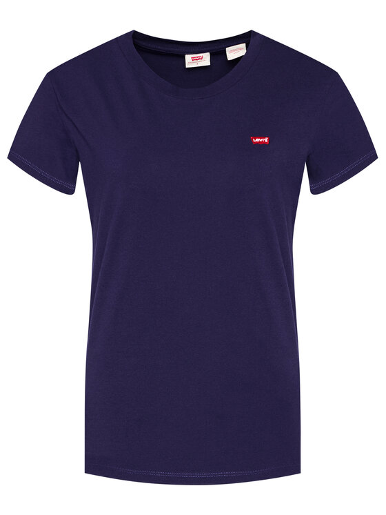Levi's® Levi's® T-Shirt The Perfect 39185-0129 Dunkelblau Regular Fit