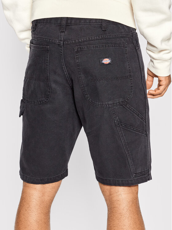 Dickies Dickies Pantaloncini di jeans Duck Canvas DK0A4XNGC40 Nero Regular Fit