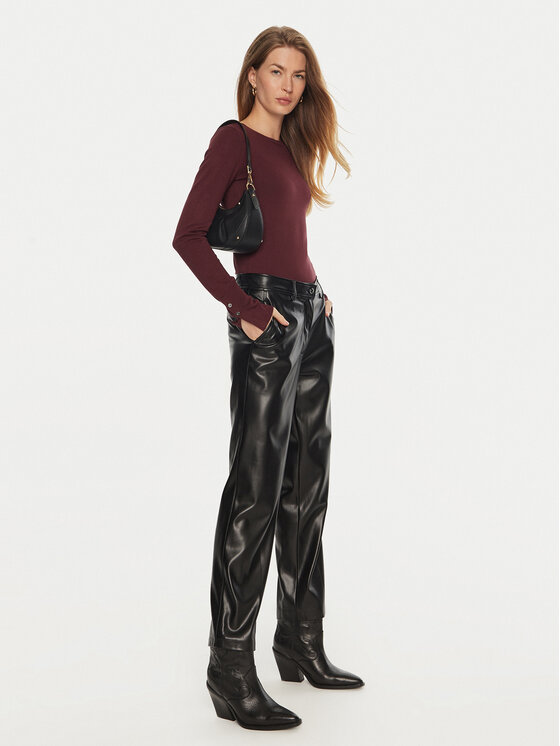 Guess Guess Pulover Elinor W2YR30 Z2V62 Vișiniu Regular Fit