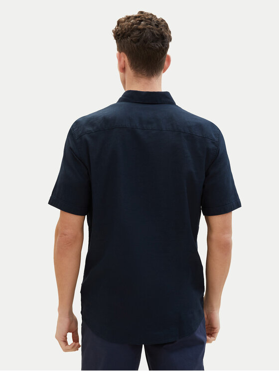 Tom Tailor Tom Tailor Πουκάμισο 1042351 Σκούρο μπλε Regular Fit
