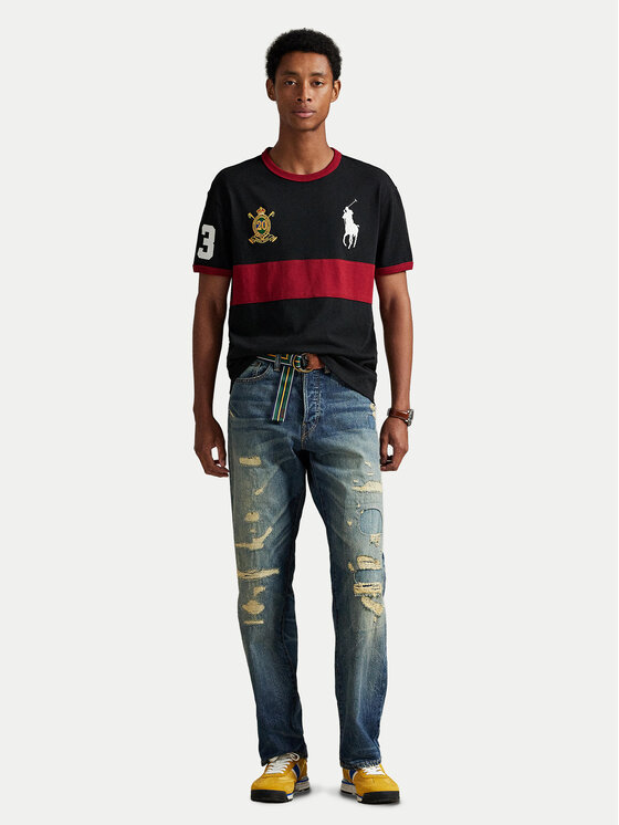 Polo Ralph Lauren Polo Ralph Lauren T-shirt 710P00093003 Crna Regular Fit