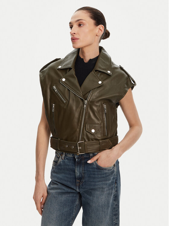 Serge Pariente Serge Pariente Sportisks veste Stef Zaļš Regular Fit