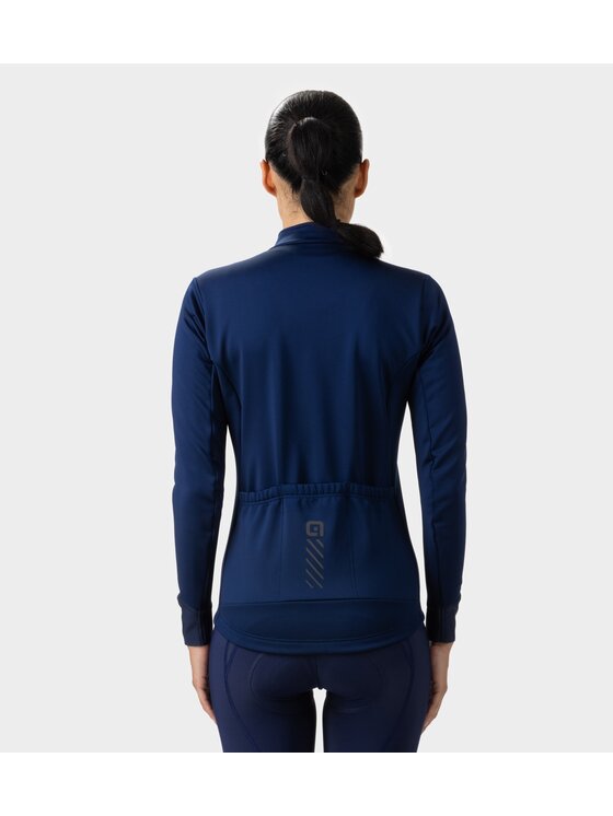 Alé Cycling Alé Cycling Bluza Solid Fondo Plus Granatowy Regular Fit