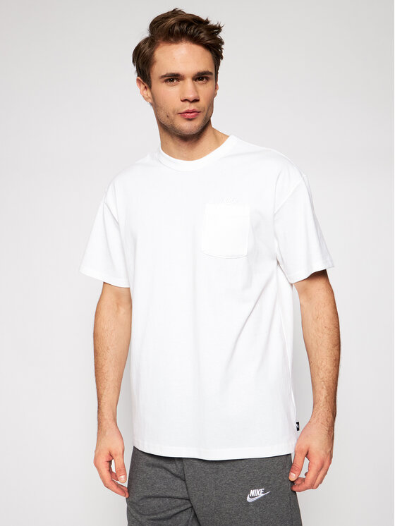 Nike Nike T-Shirt Sportswear Essential DB3249 Bílá Loose Fit
