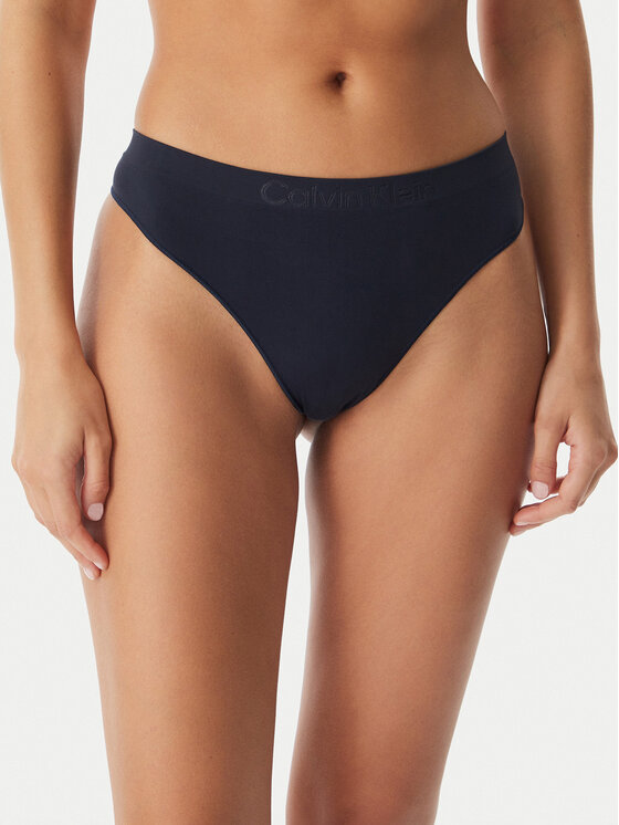 Calvin Klein Underwear Calvin Klein Underwear Chilot tanga LV00QD3958 Bleumarin