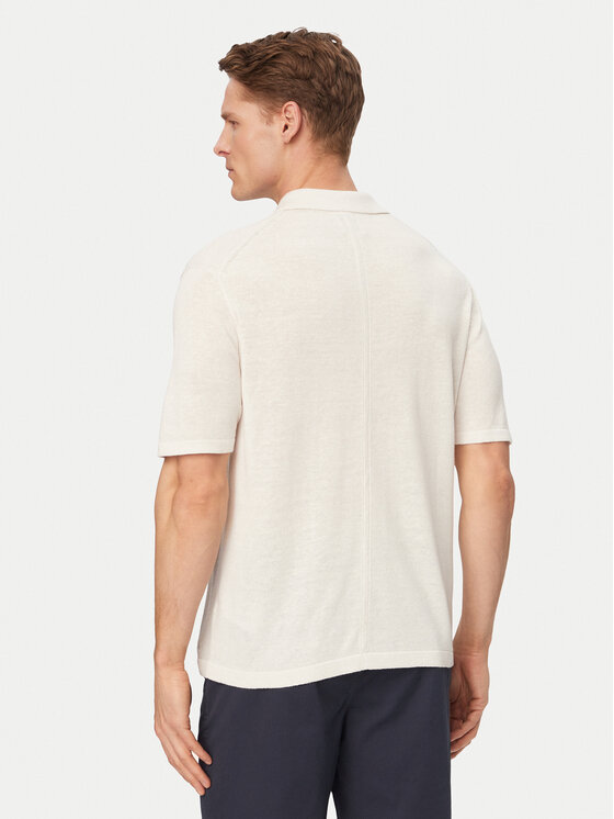 Calvin Klein Calvin Klein Polo LV04LF313G Biały Regular Fit
