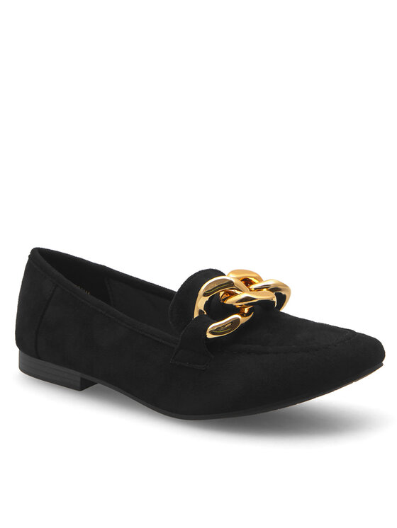 DeeZee DeeZee Loafersy WS5560-10 Czarny