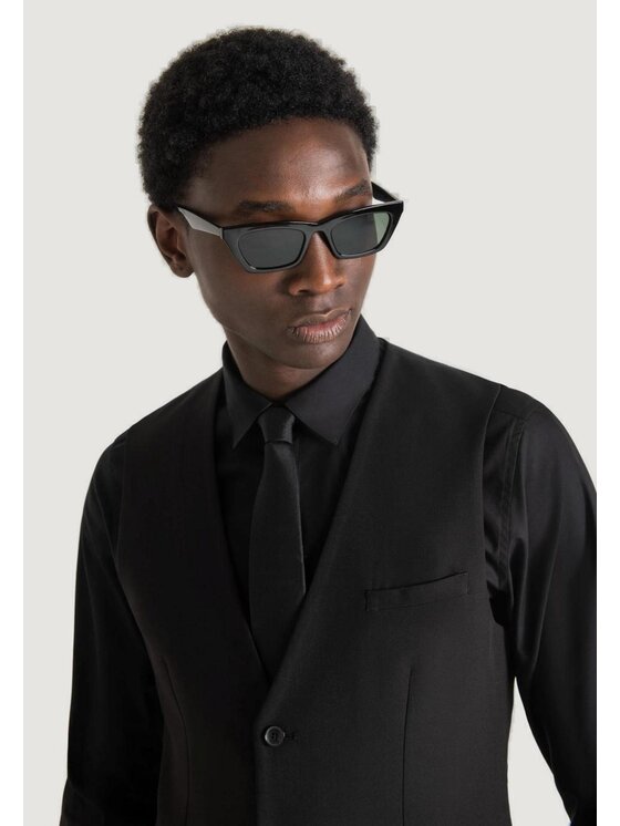 Antony Morato Antony Morato Γιλέκο MMVS00009-FA600255 Μαύρο To Fit