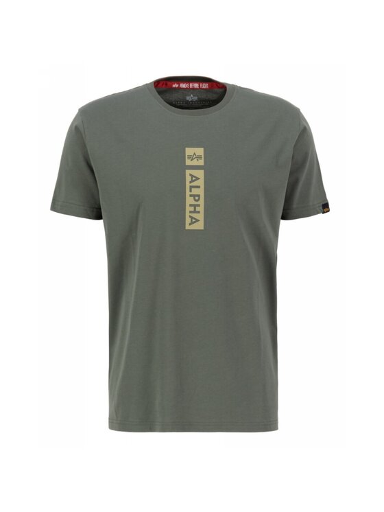 Alpha Industries Alpha Industries T-Shirt AI.146509-142 Khaki Regular Fit