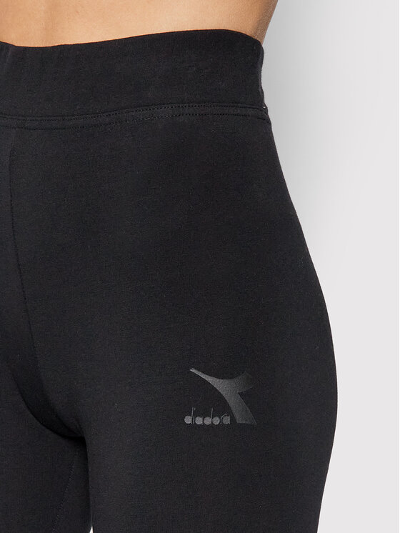 Diadora Diadora Legginsy Blink 102.177791 Czarny Slim Fit